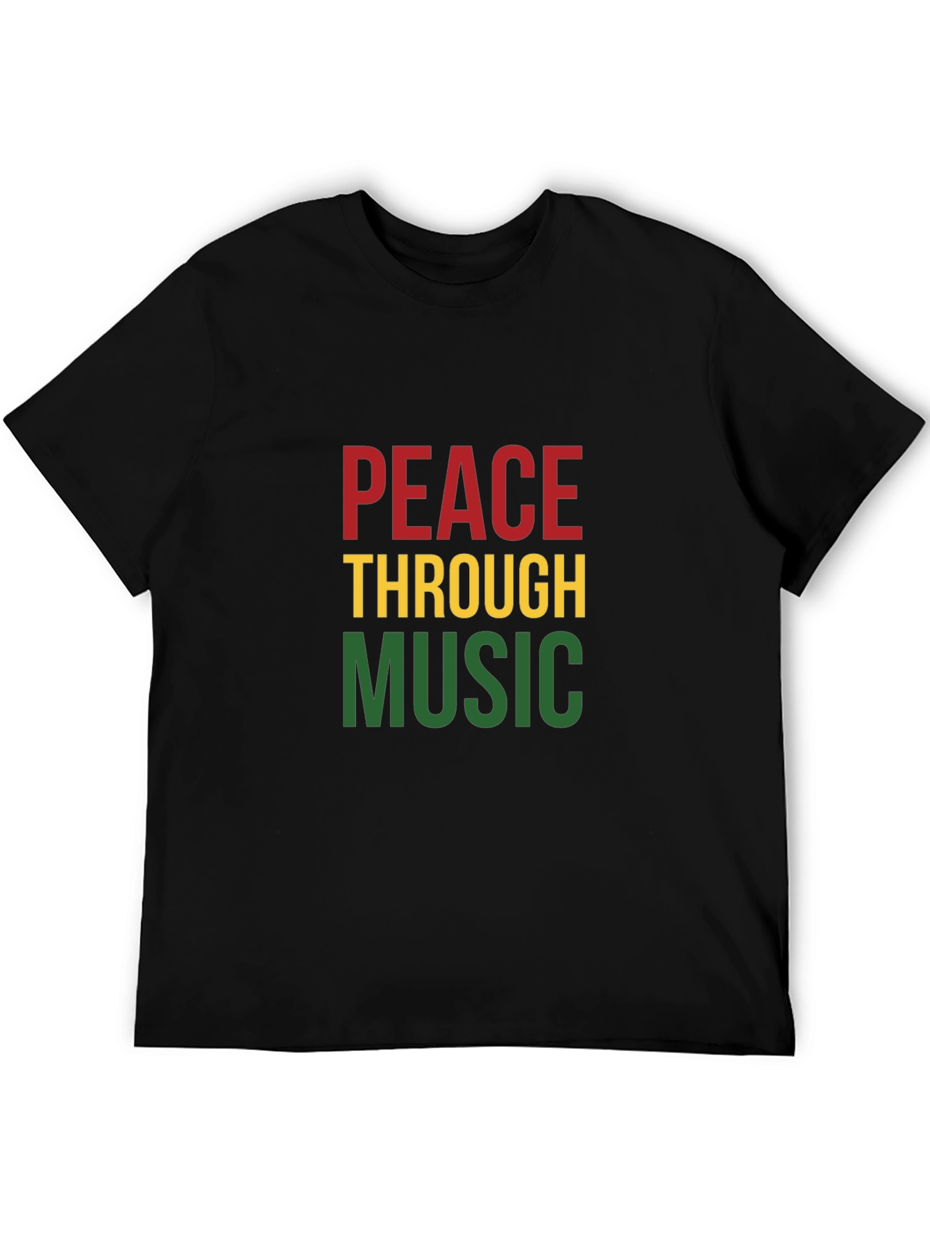 Peace Through Music Graphic T-Shirt