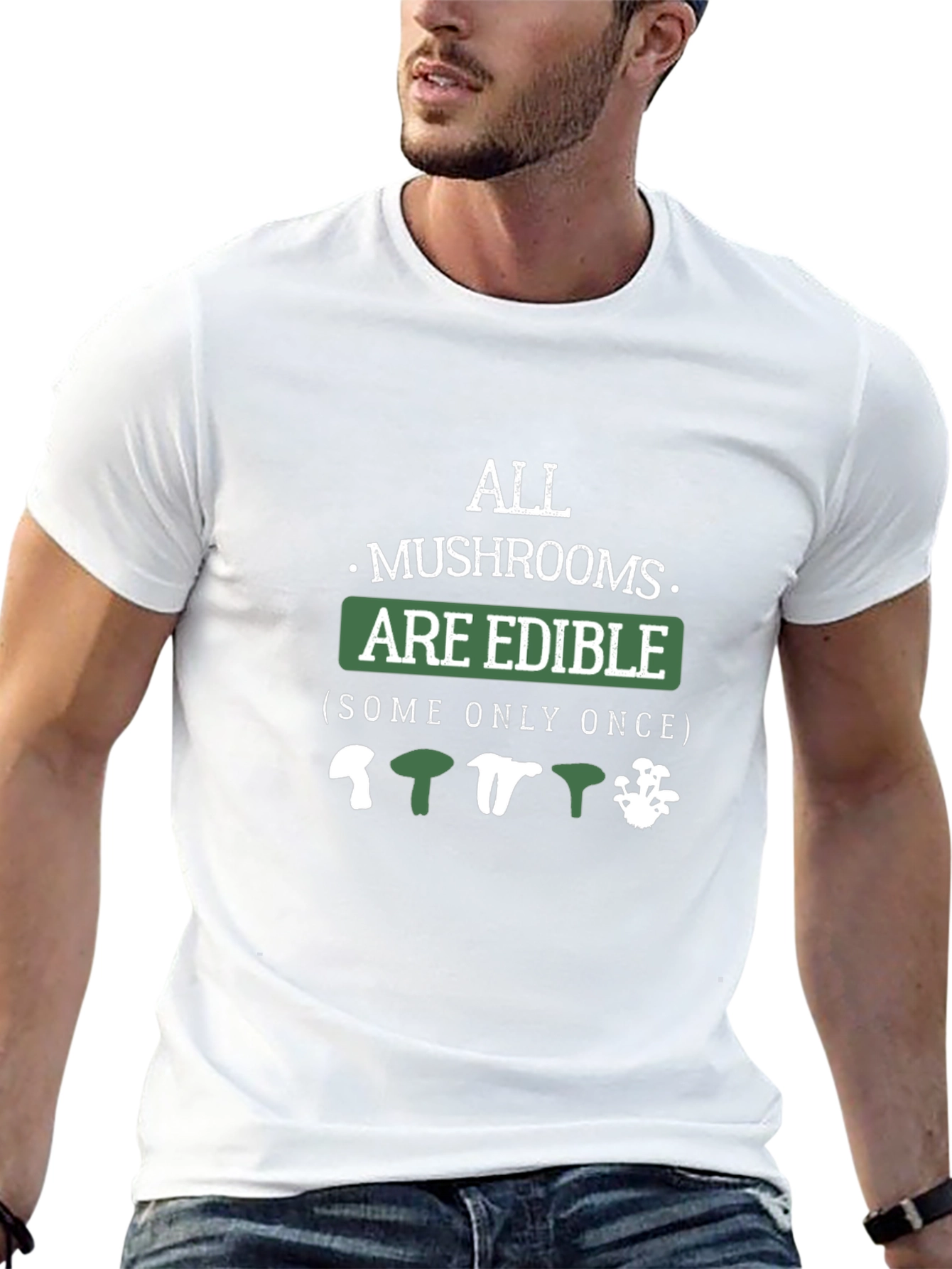 Edible Mushrooms Graphic Tee