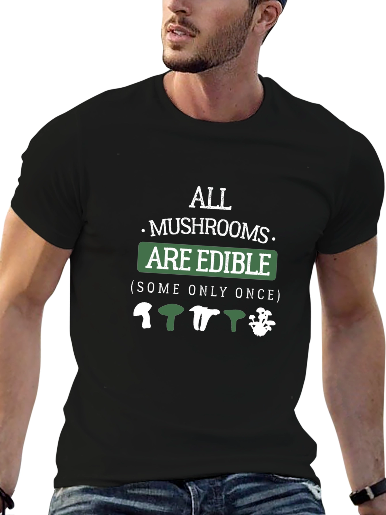 Edible Mushrooms Graphic Tee