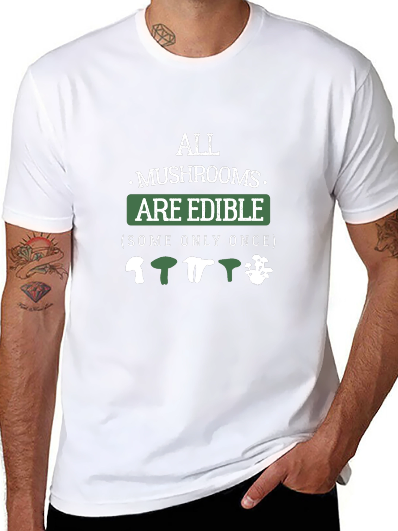 Edible Mushrooms Graphic Tee