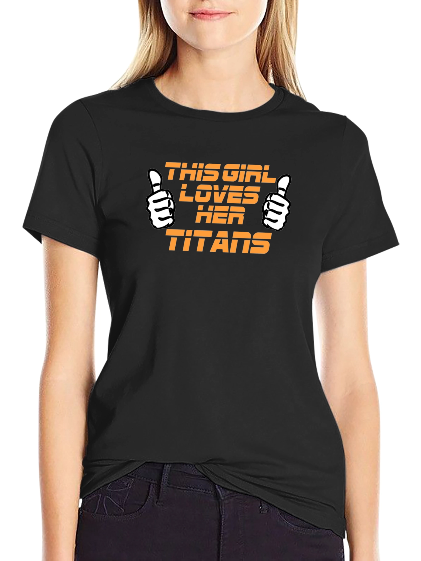Titans Fan T-Shirt - This Girl Loves Her Titans