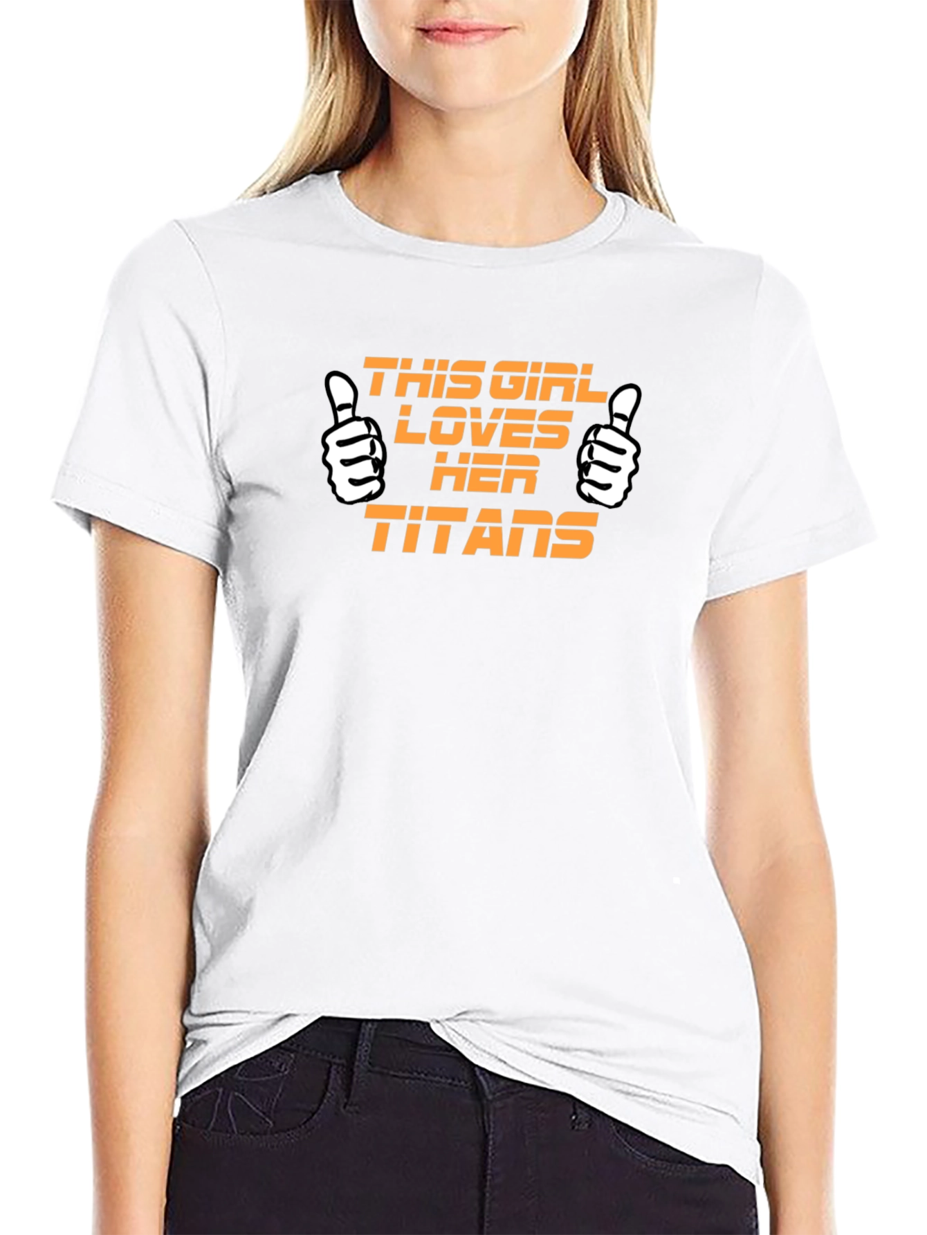 Titans Fan T-Shirt - This Girl Loves Her Titans