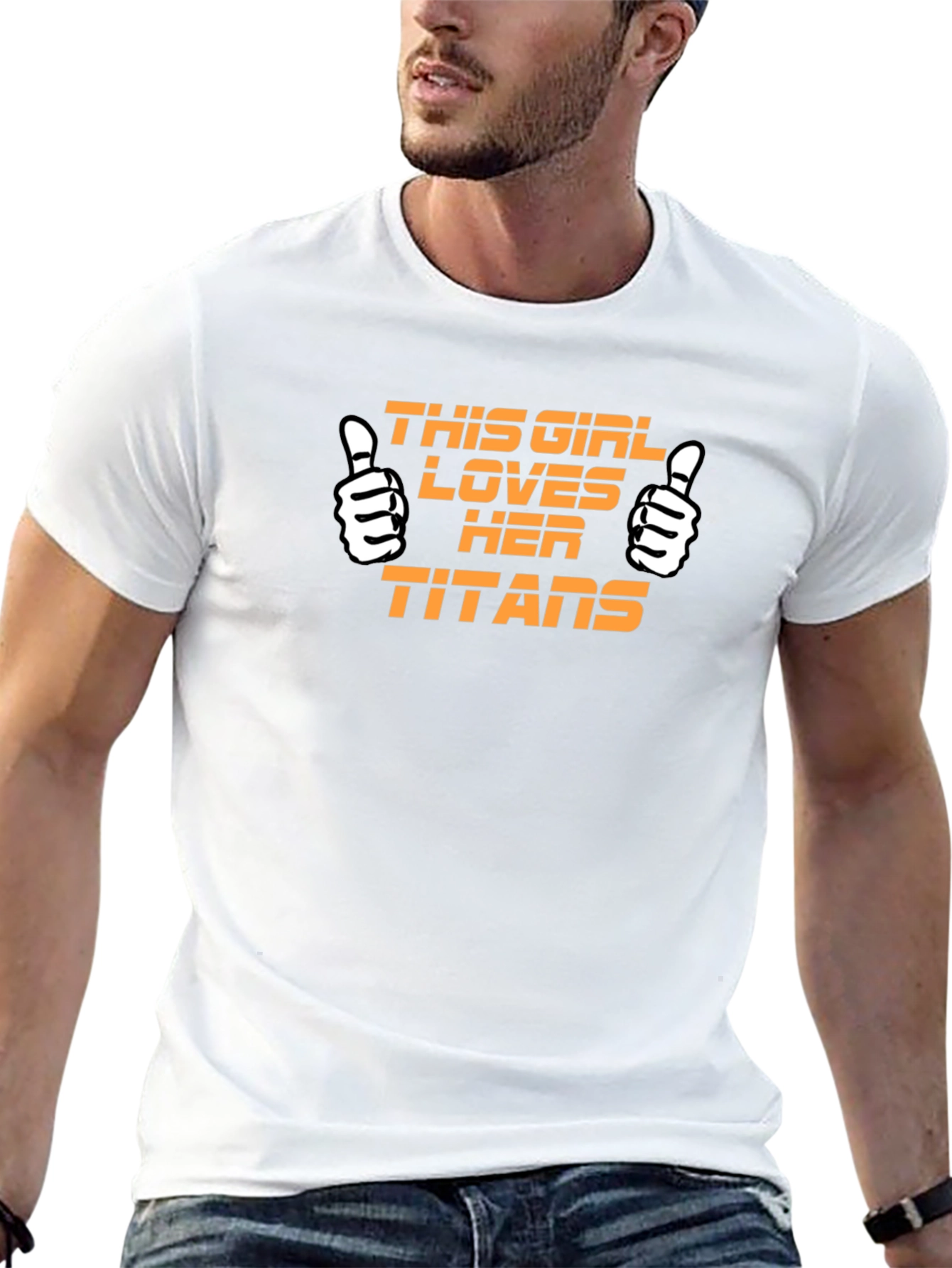 Titans Fan T-Shirt - This Girl Loves Her Titans