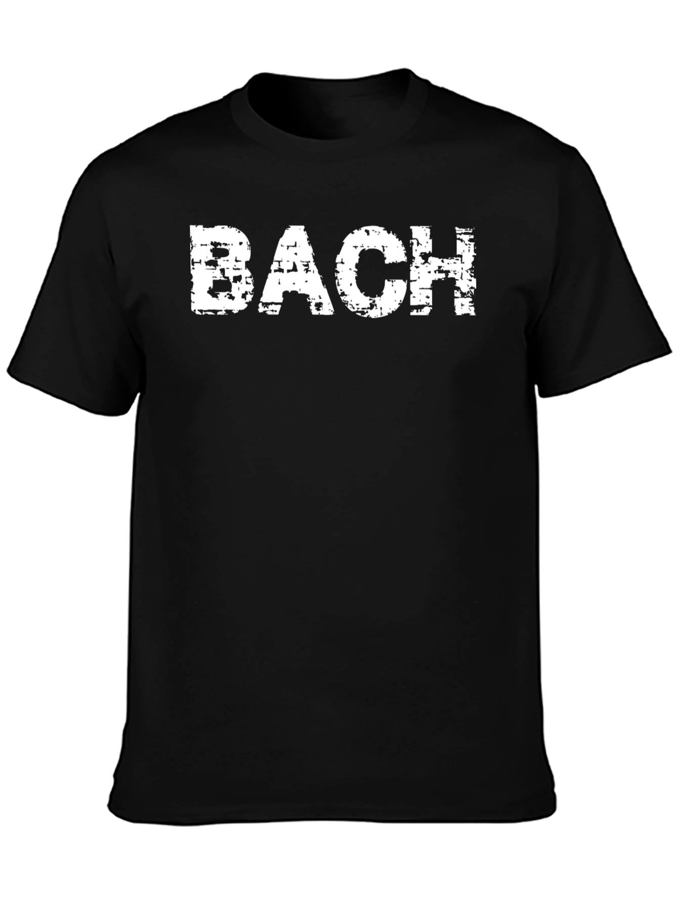 Bach Music Composer T-Shirt - Distressed Graphic Tee