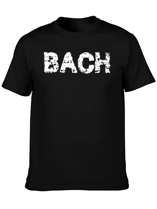 Bach Music Composer T-Shirt - Distressed Graphic Tee