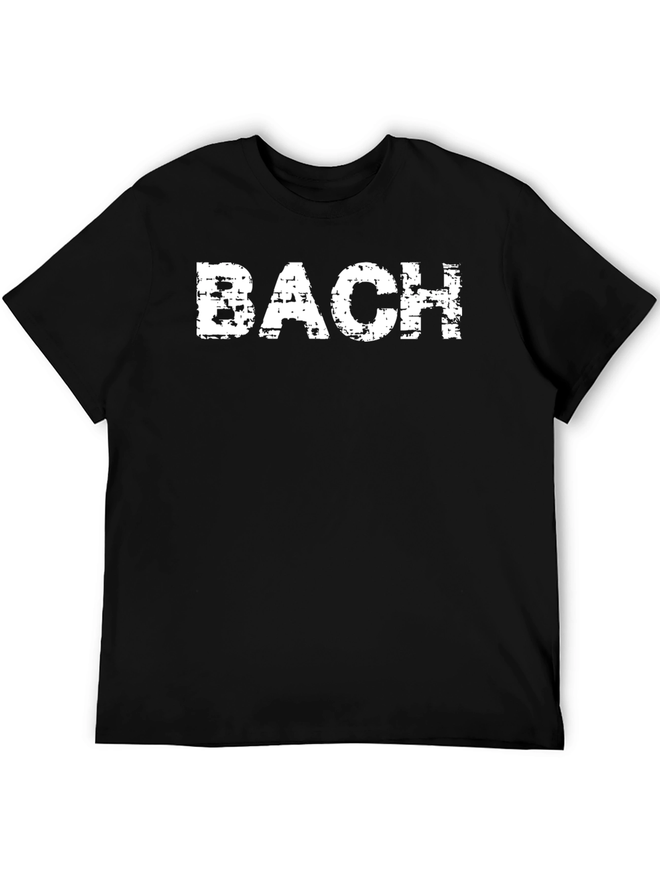 Bach Music Composer T-Shirt - Distressed Graphic Tee