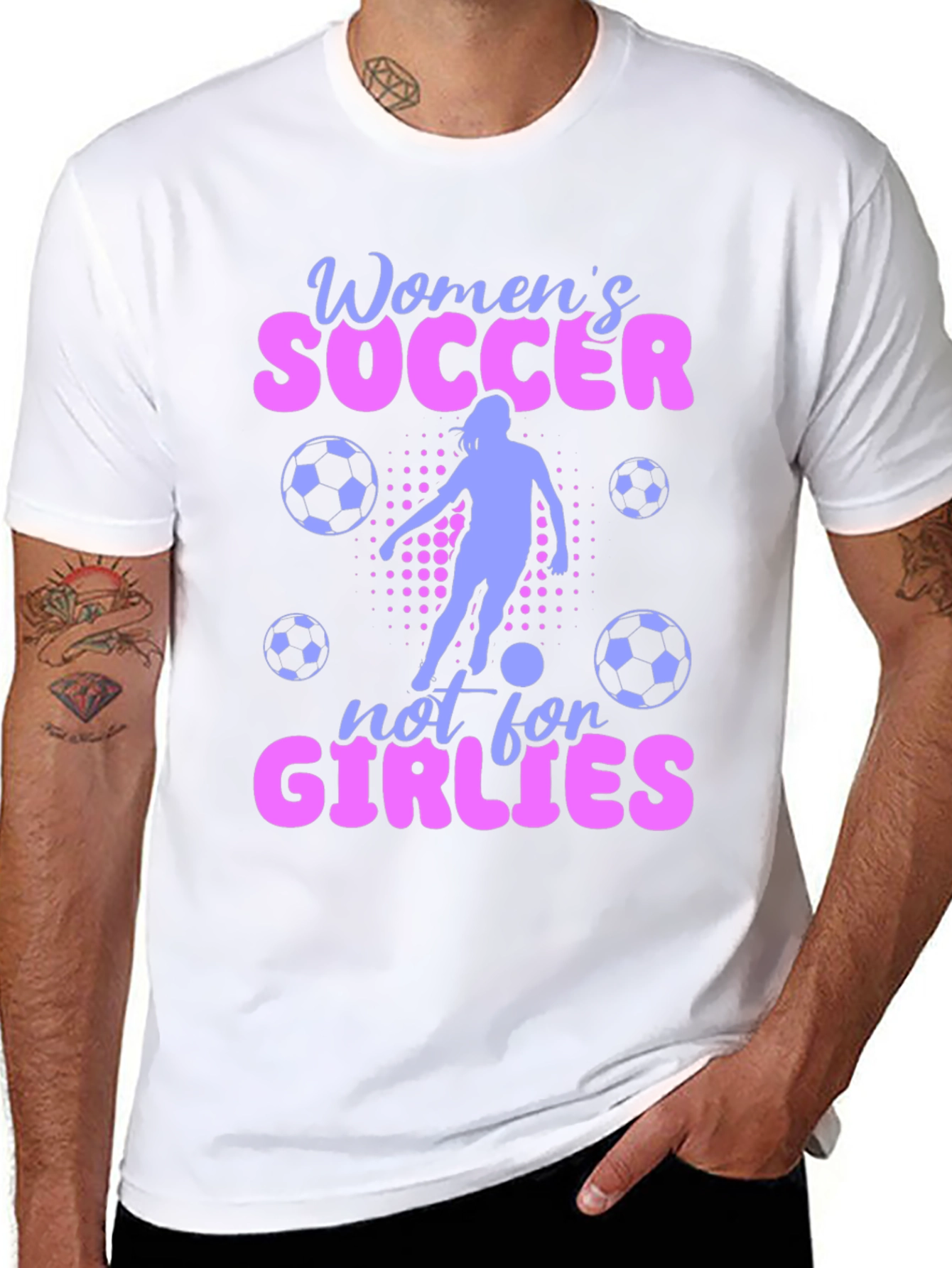 Womens Soccer T-Shirt - Not for Girlies