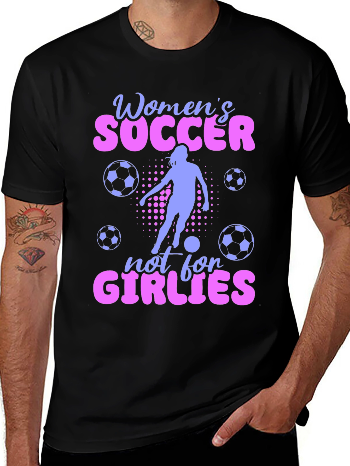 Womens Soccer T-Shirt - Not for Girlies