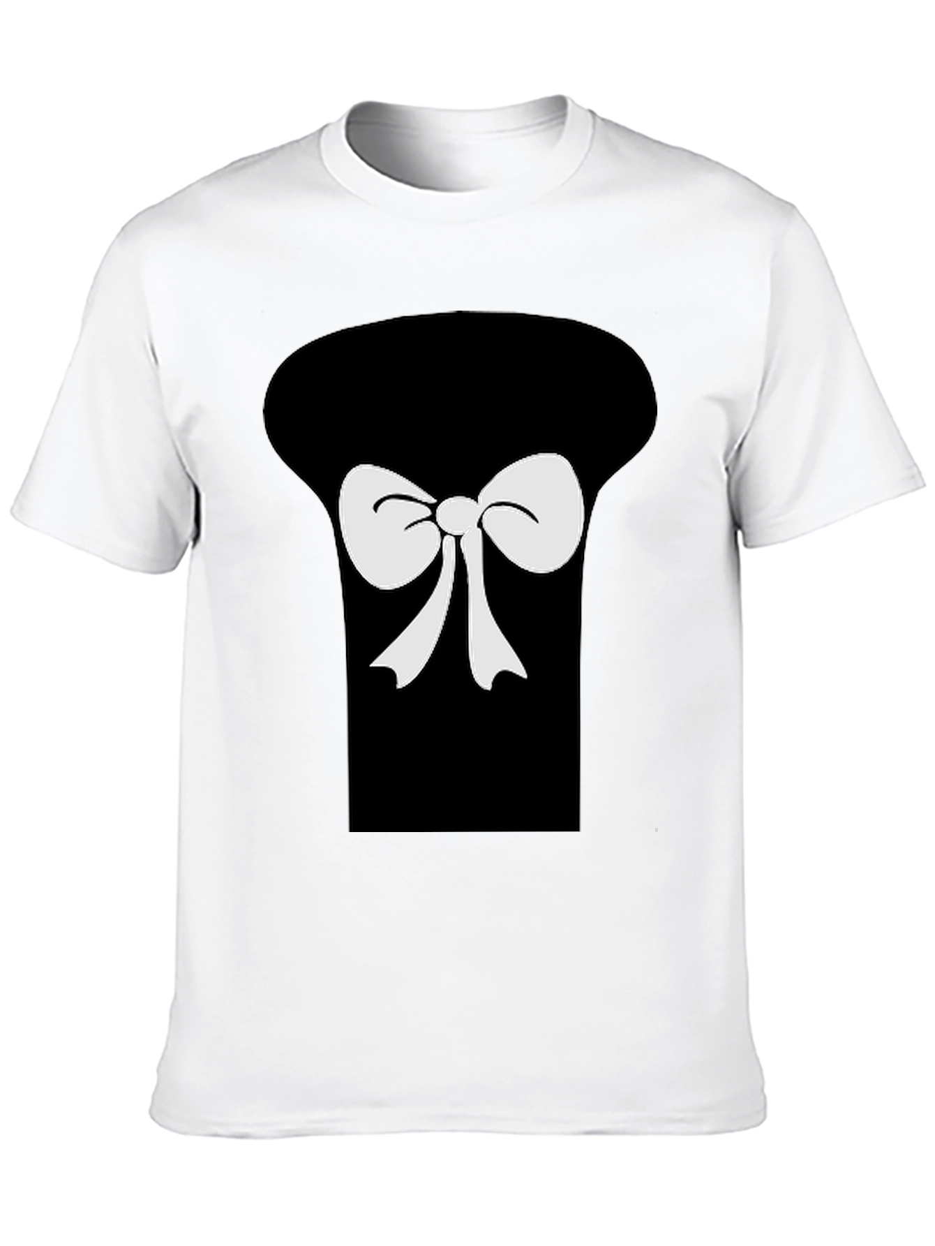 Bow Tie Graphic Tee - Classic Black
