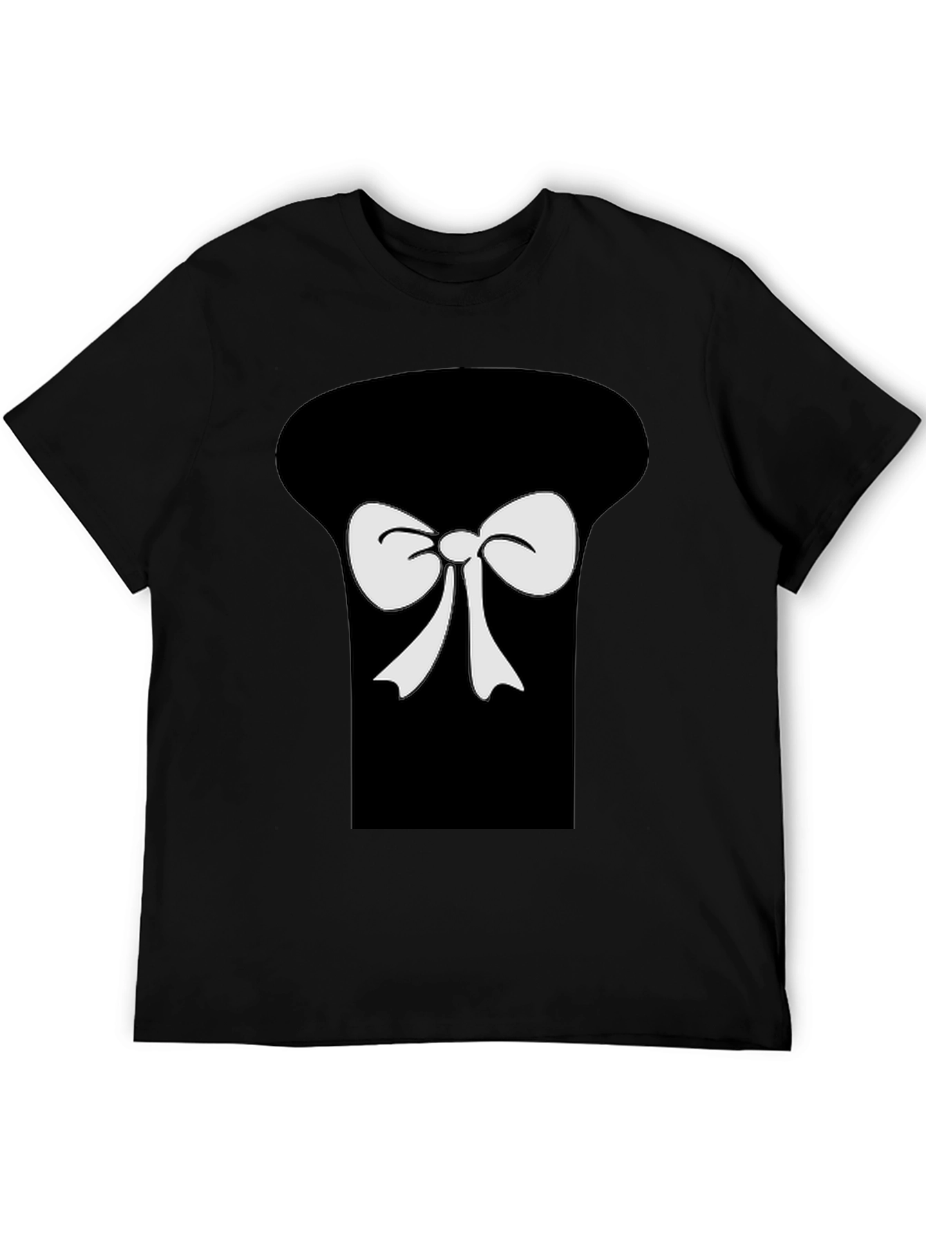 Bow Tie Graphic Tee - Classic Black