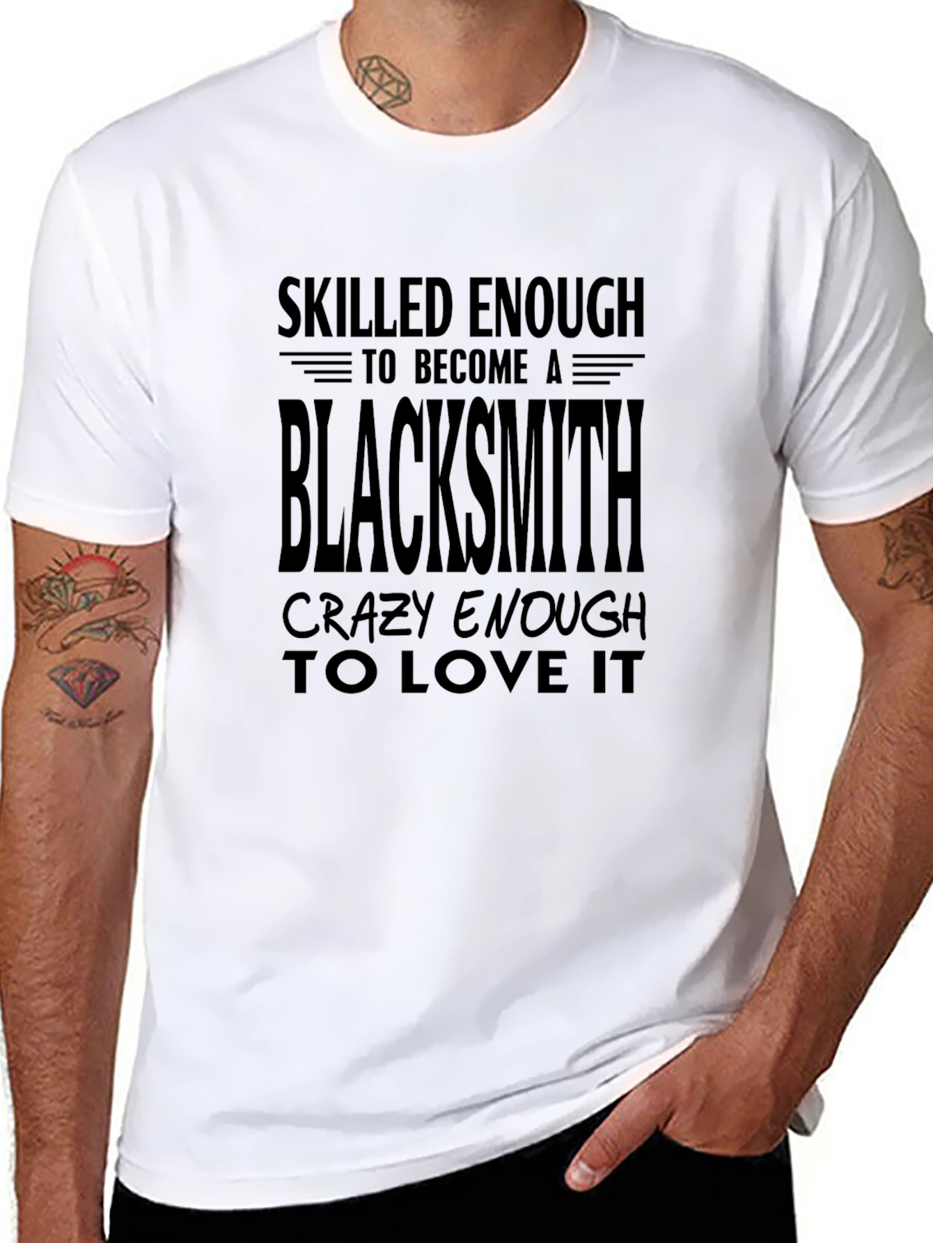 Skilled Blacksmith T-Shirt Funny Blacksmith Gift