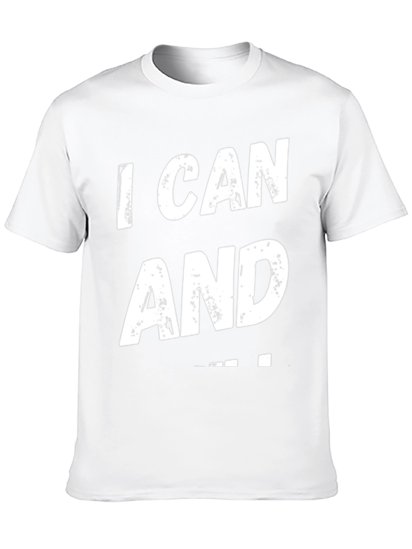 I Can And I Will T-Shirt Black