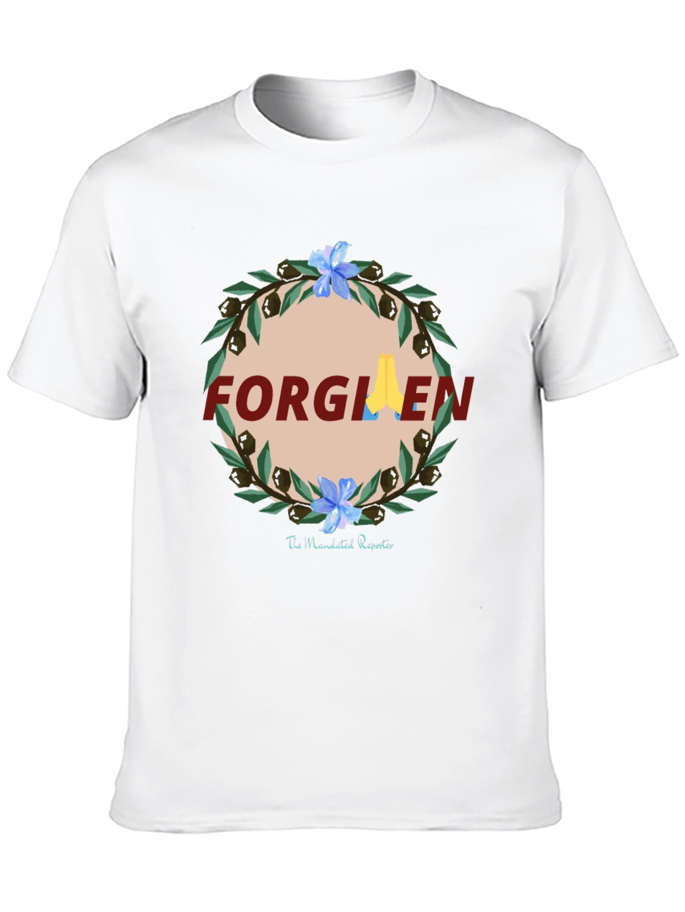 Forgiven Graphic Print Black T-Shirt