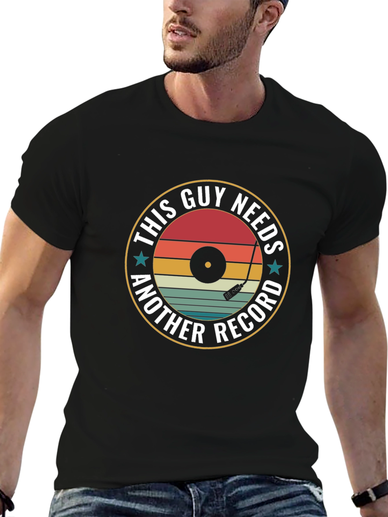 This Guy Needs Another Record T-Shirt