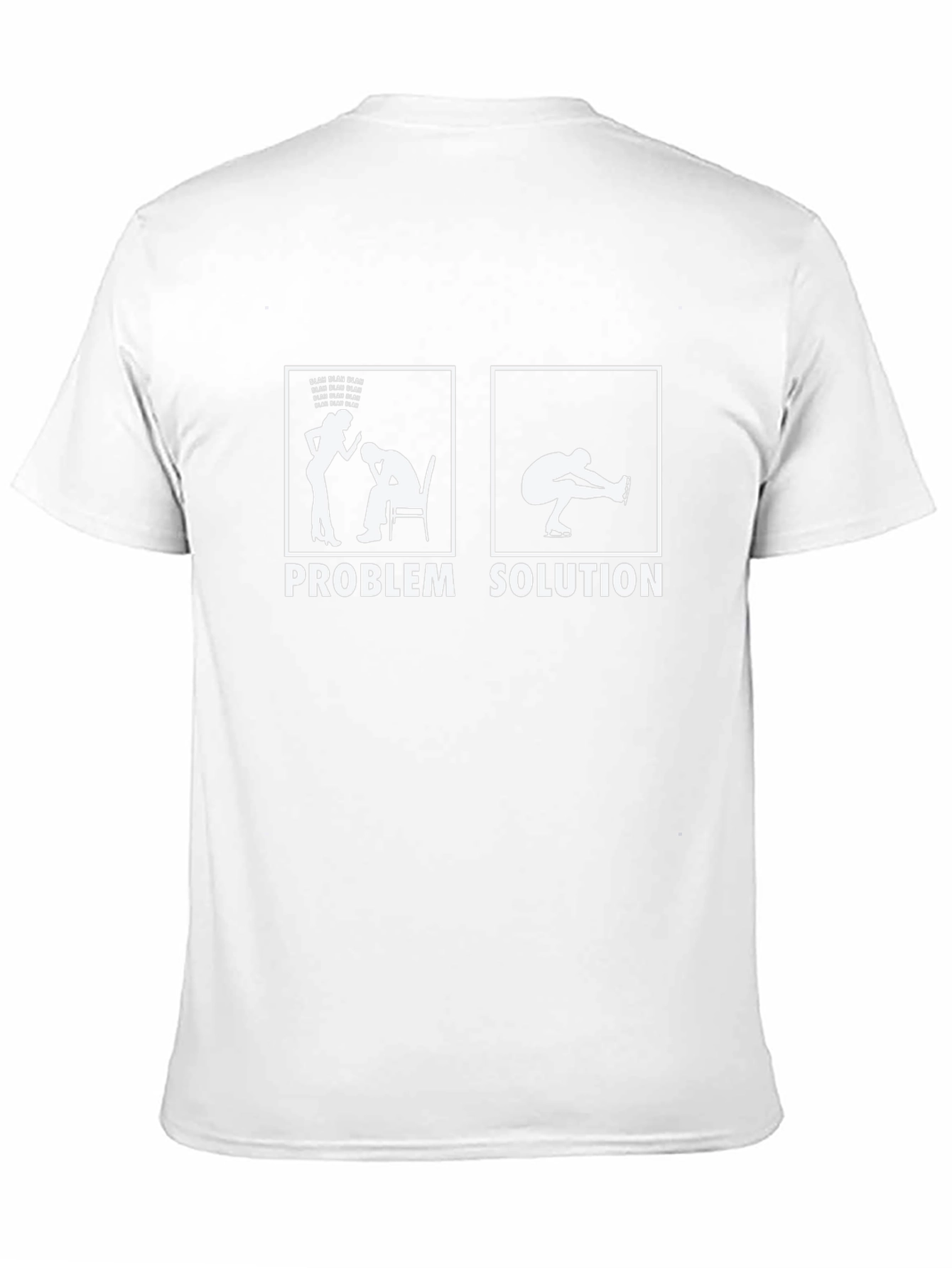 Problem Solution Ice Skating T-Shirt - Funny Skater Tee