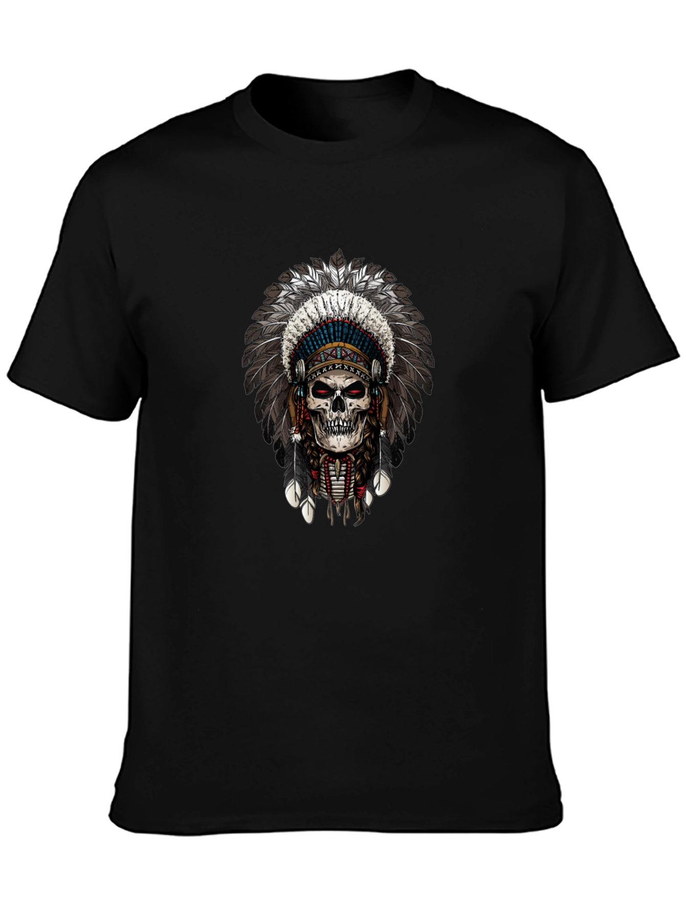 Skull Chief Black T-Shirt