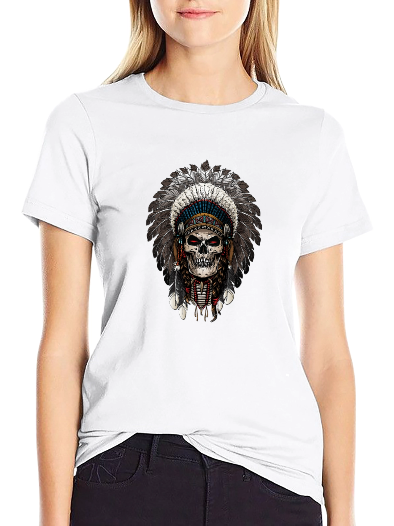 Skull Chief Black T-Shirt