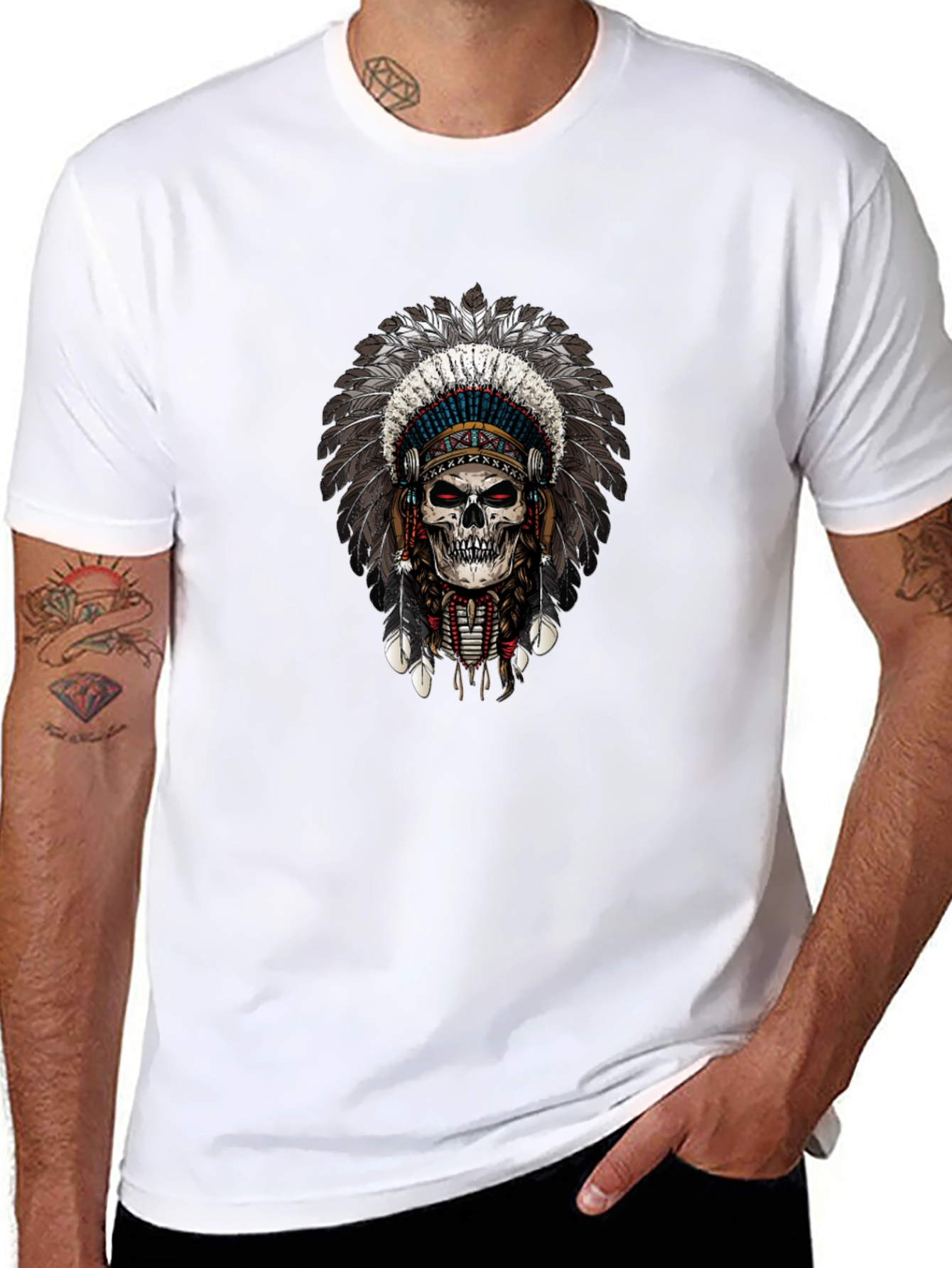 Skull Chief Black T-Shirt