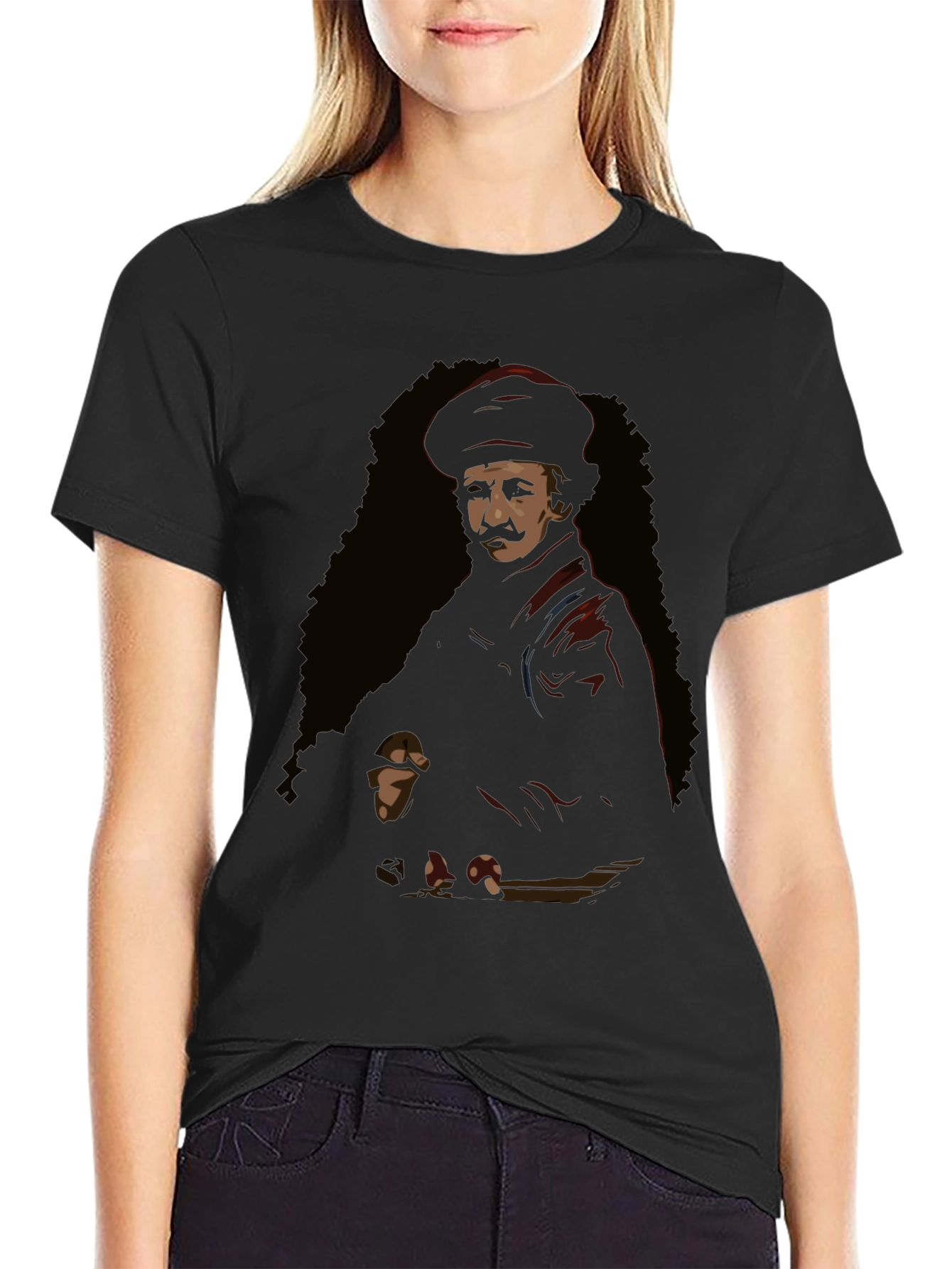 E.A. Poe Graphic Tee - Black