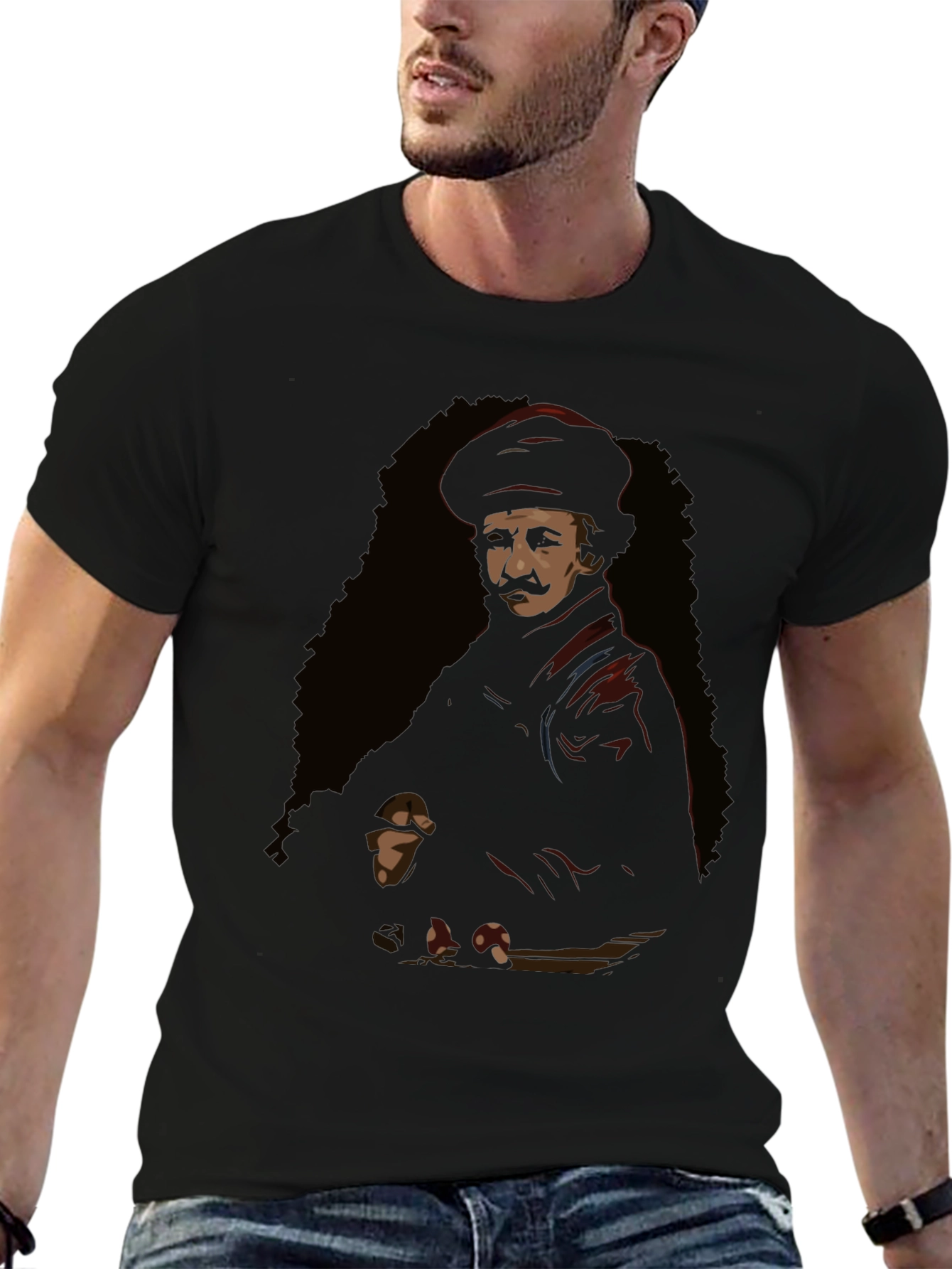 E.A. Poe Graphic Tee - Black