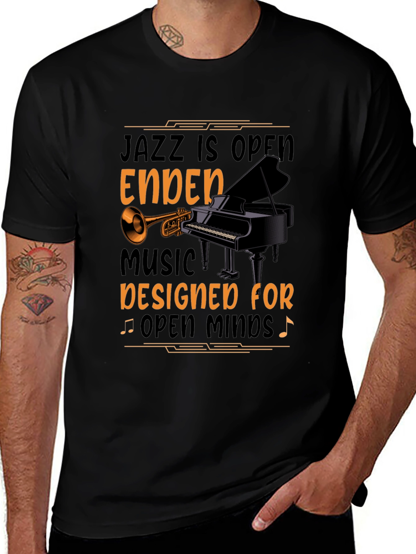 Jazz is Open T-Shirt - Music Lover Tee