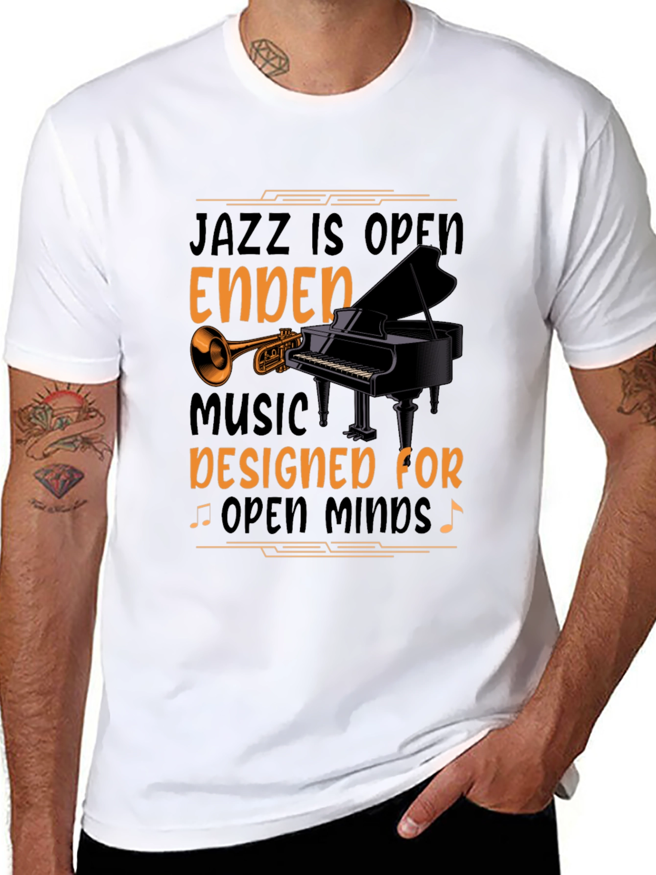 Jazz is Open T-Shirt - Music Lover Tee
