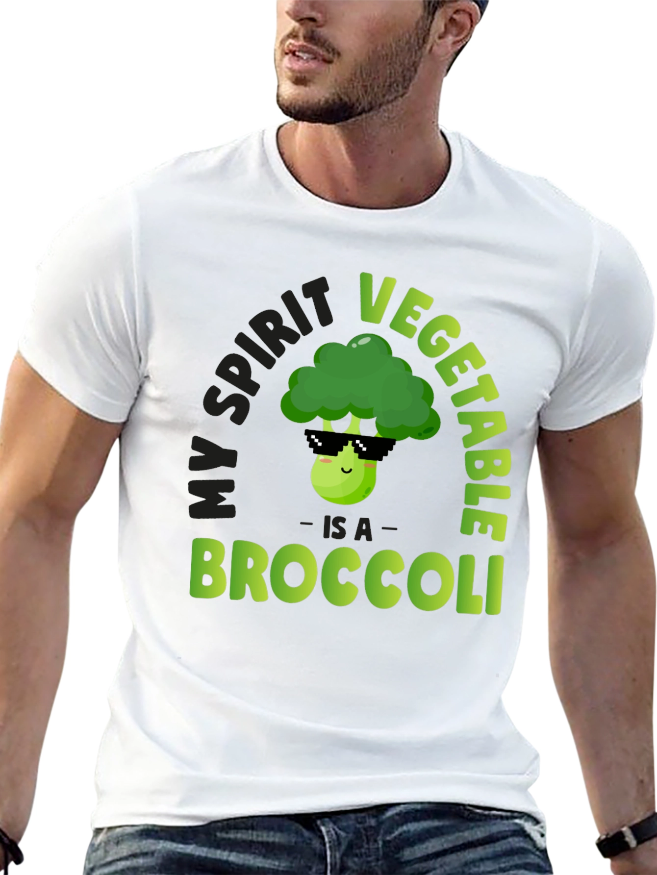 Broccoli Spirit Vegetable T-Shirt