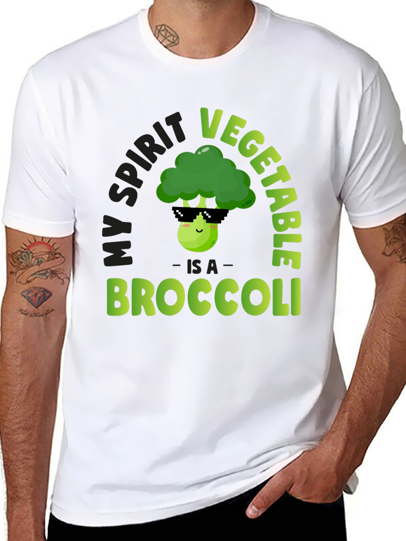 Broccoli Spirit Vegetable T-Shirt