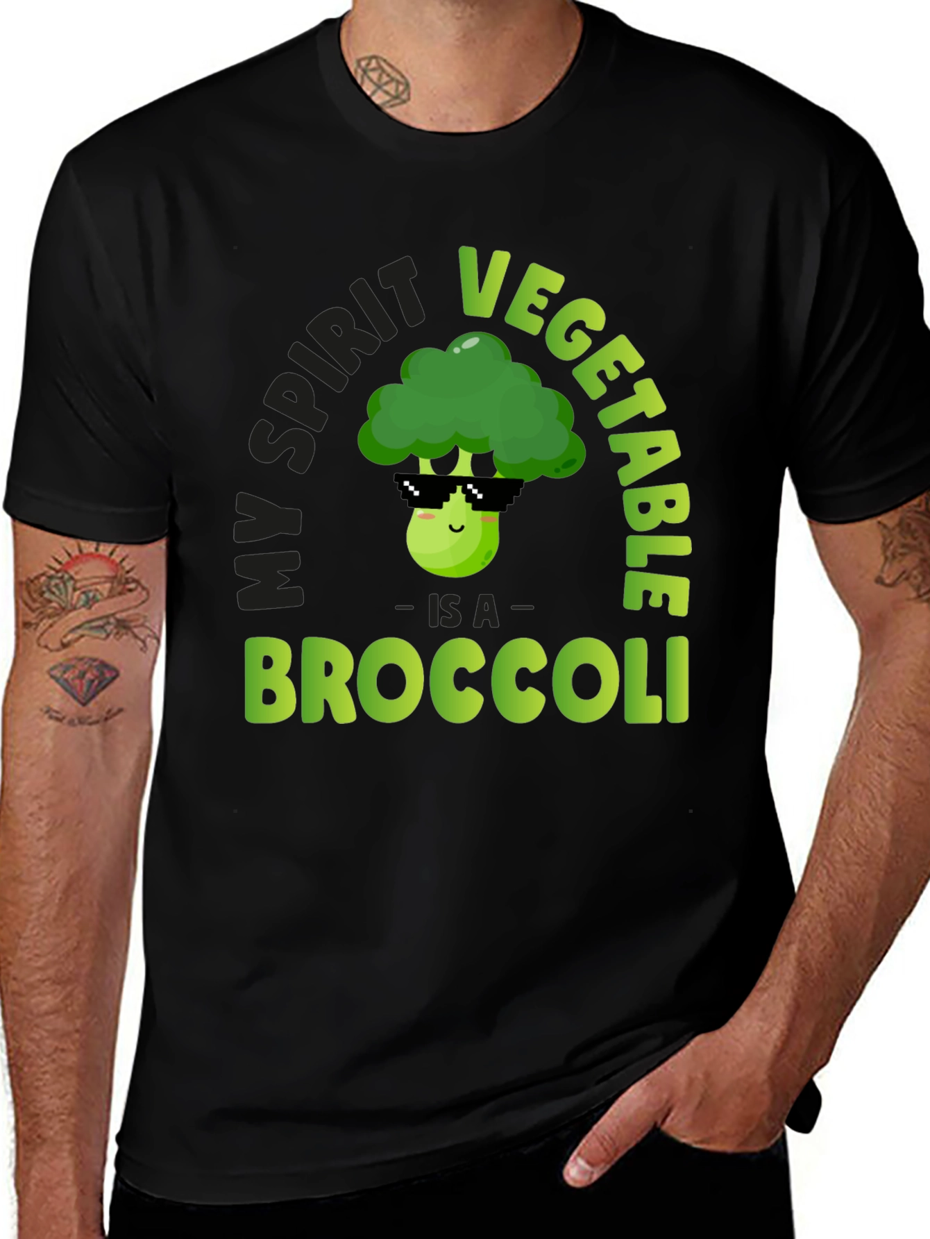 Broccoli Spirit Vegetable T-Shirt