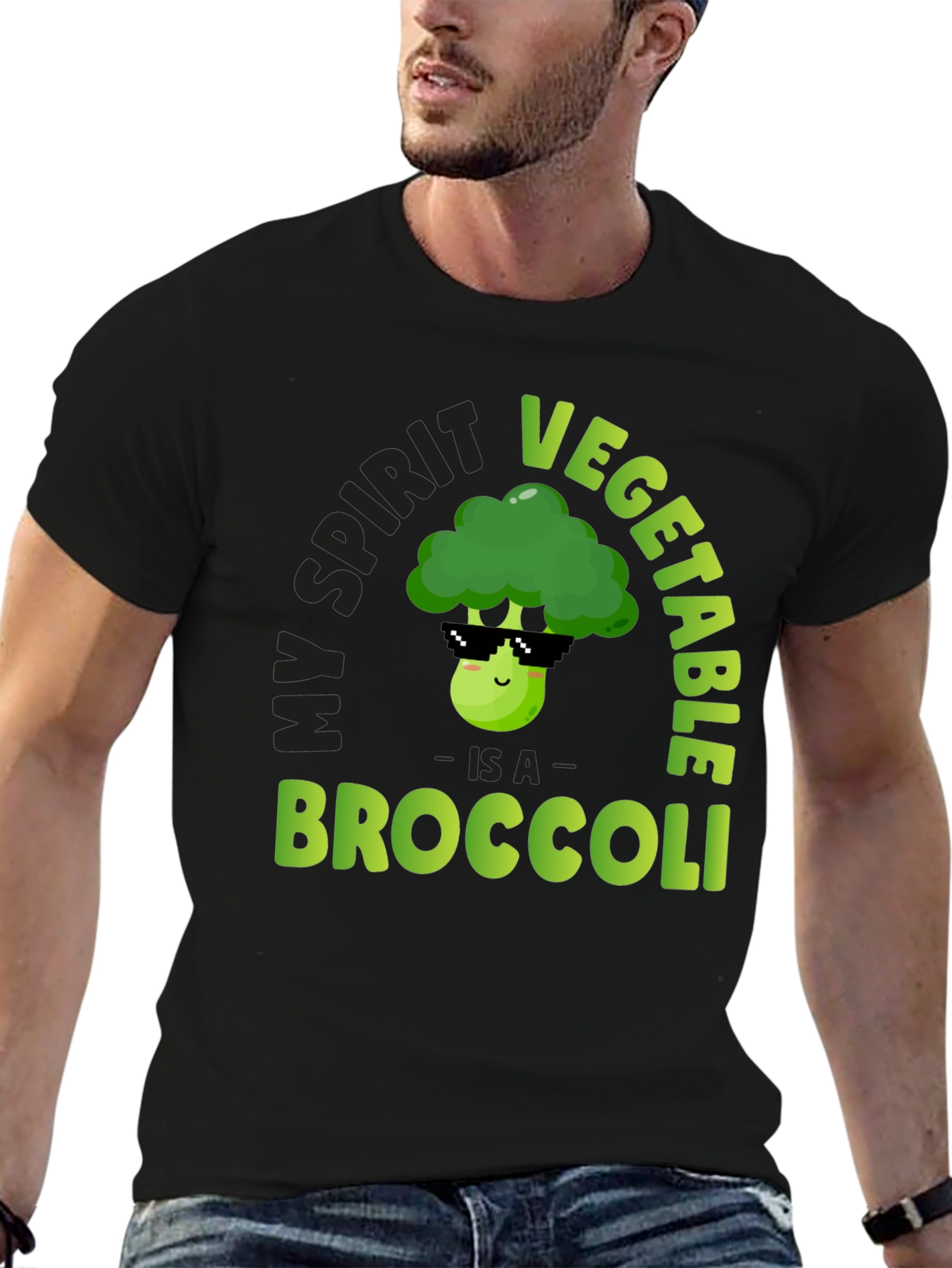Broccoli Spirit Vegetable T-Shirt