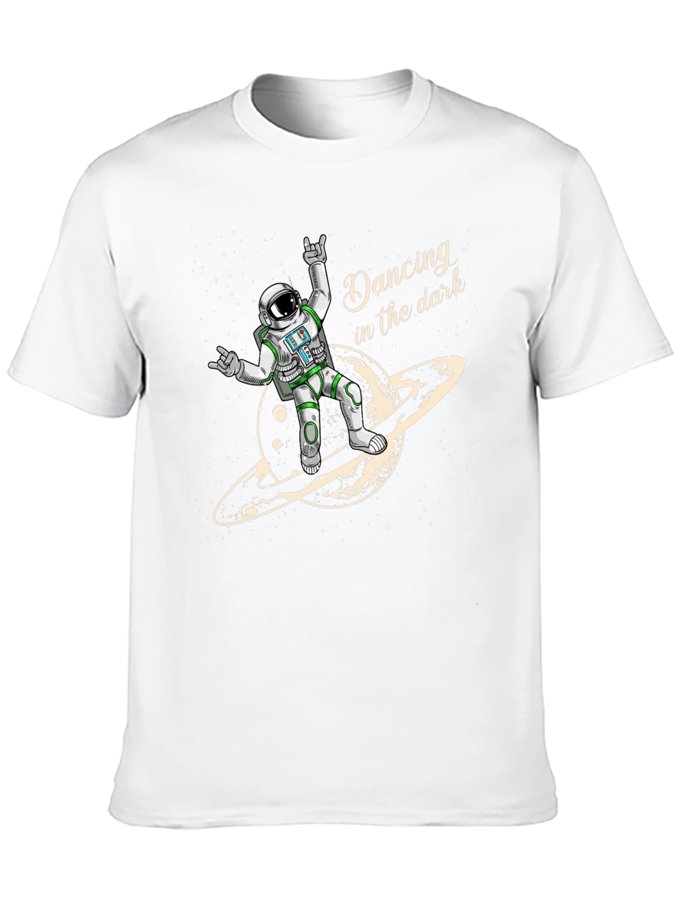 Astronaut Dancing in the Dark Graphic Tee