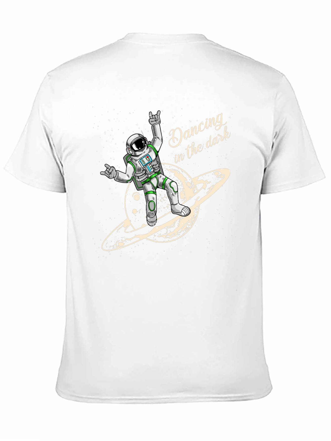 Astronaut Dancing in the Dark Graphic Tee