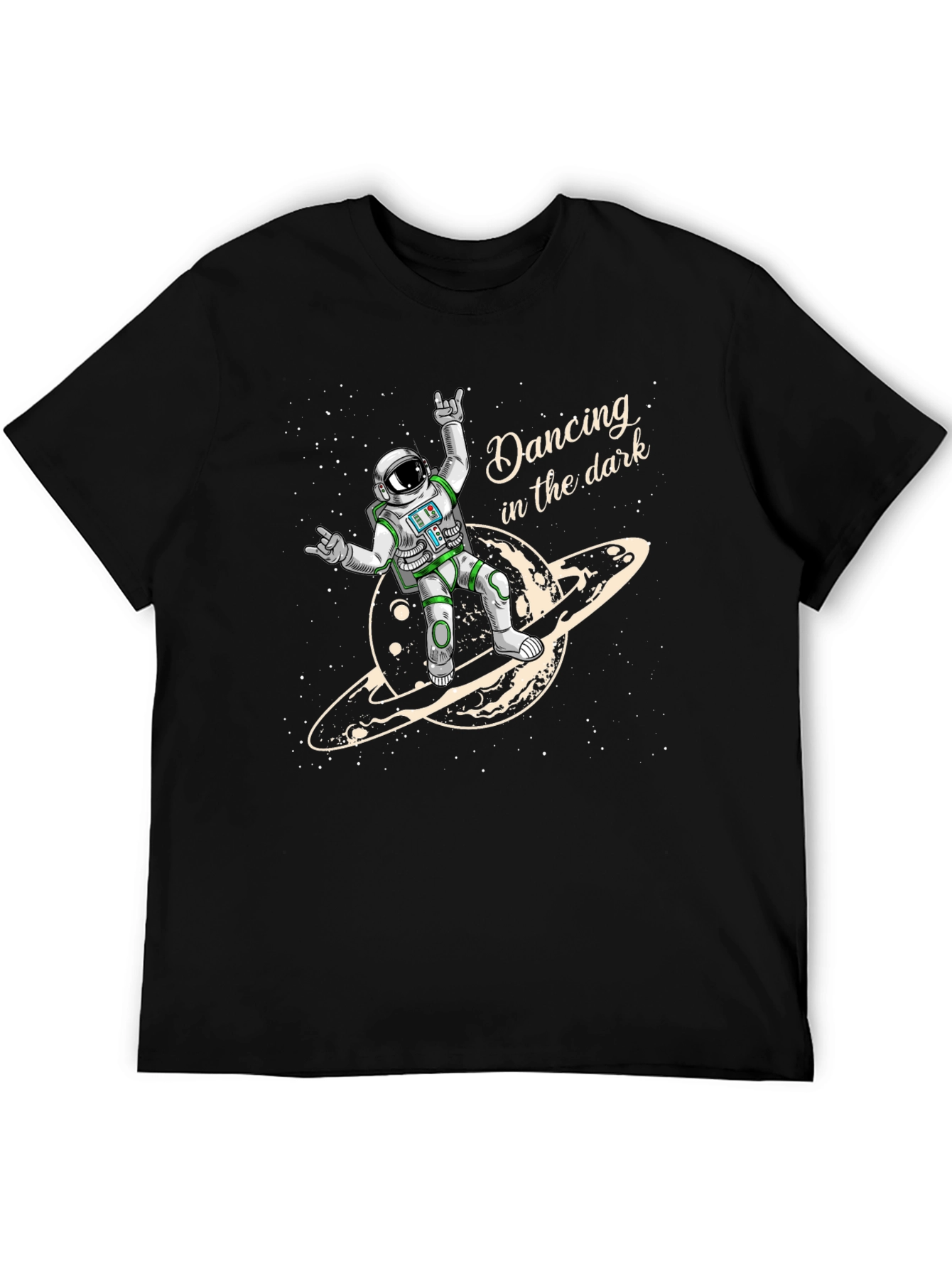 Astronaut Dancing in the Dark Graphic Tee