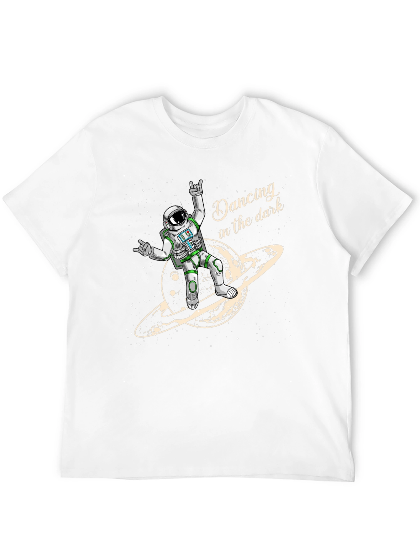 Astronaut Dancing in the Dark Graphic Tee