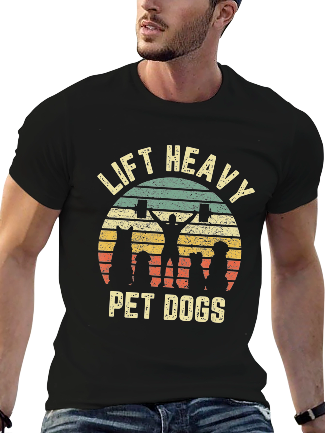 Lift Heavy Pet Dogs T-Shirt