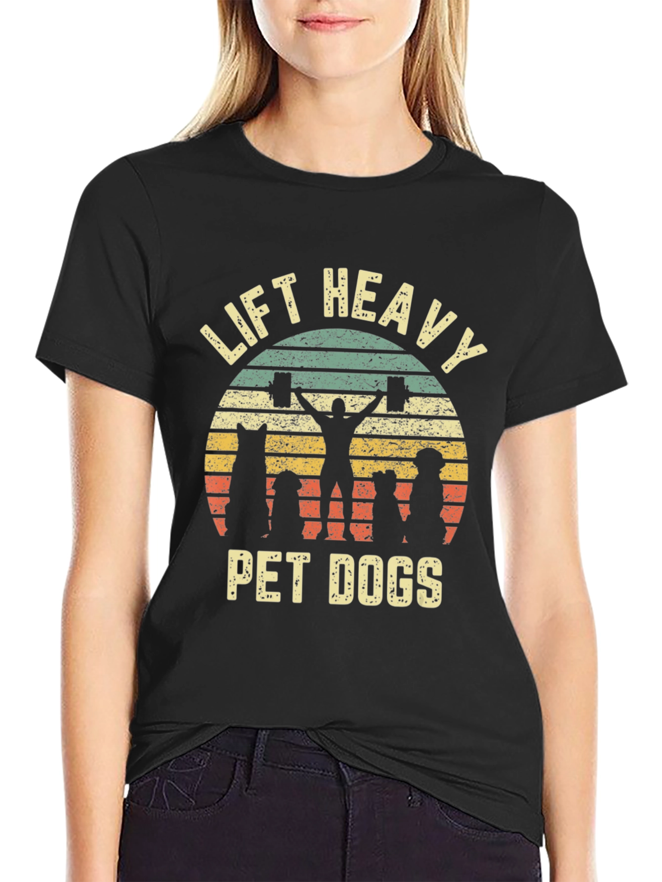 Lift Heavy Pet Dogs T-Shirt