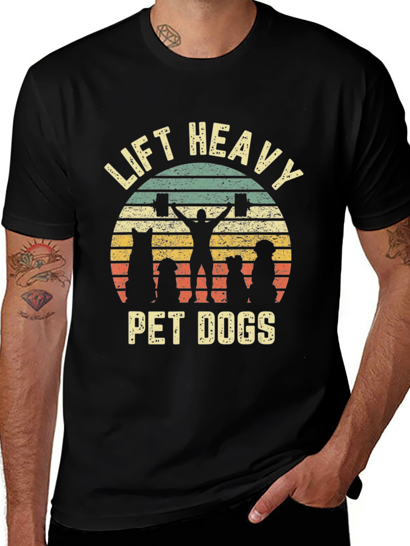 Lift Heavy Pet Dogs T-Shirt