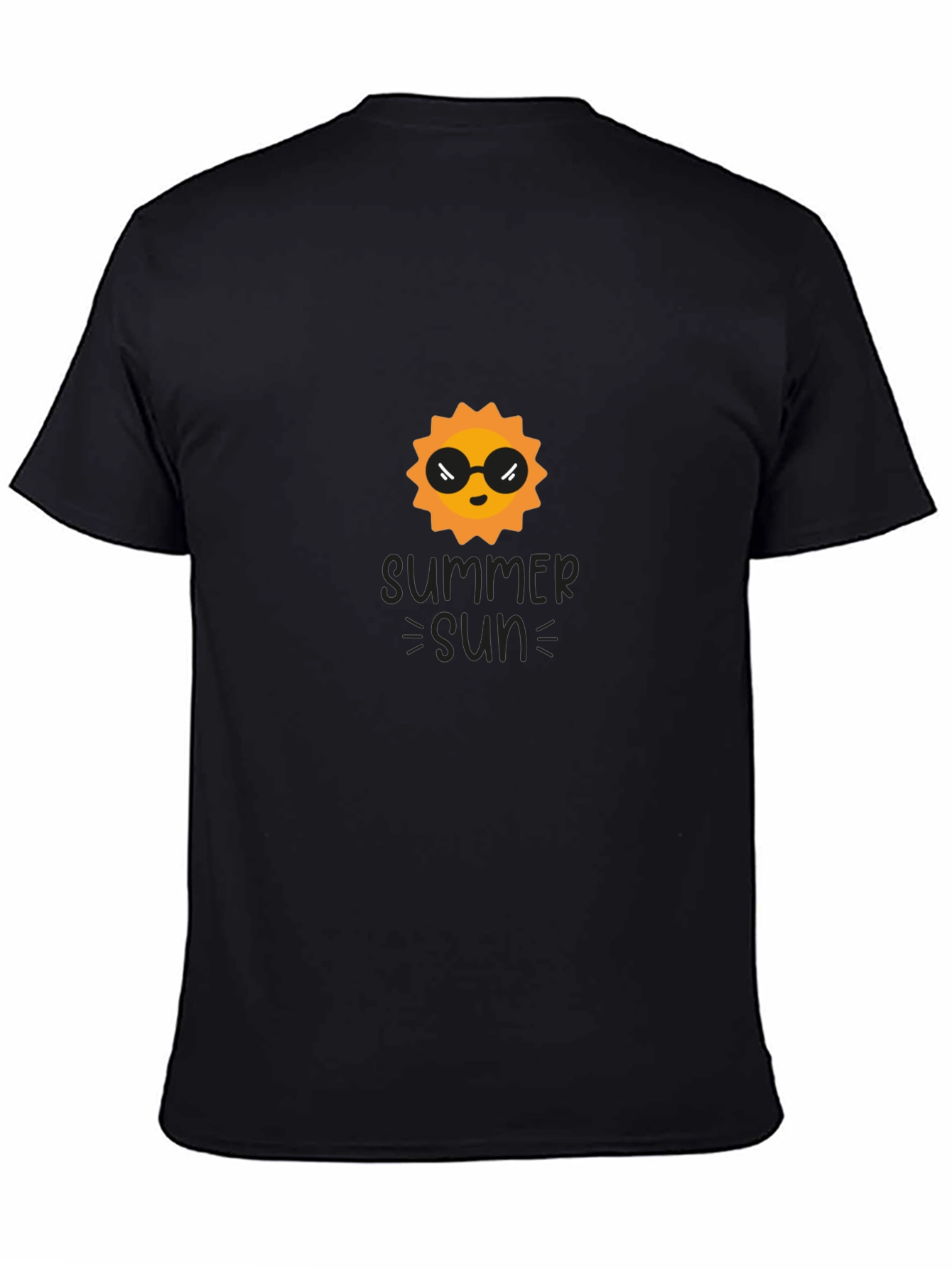 Summer Sun Graphic Tee - Black T-Shirt