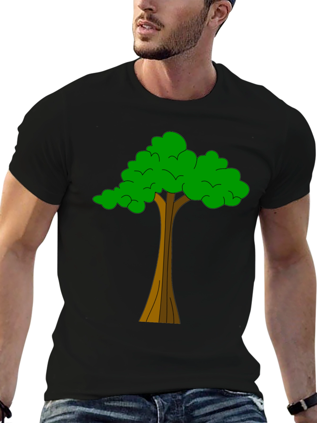 Tree Graphic Tee - Nature Inspired Casual Wear