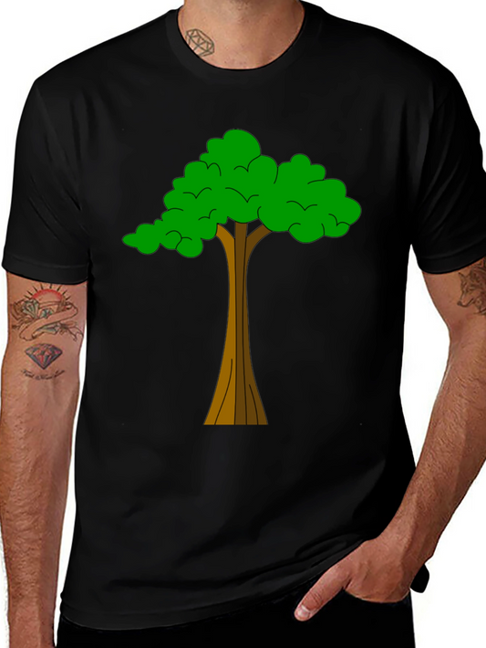 Tree Graphic Tee - Nature Inspired Casual Wear