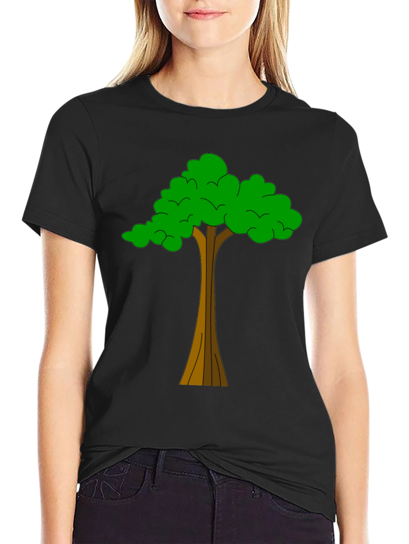 Tree Graphic Tee - Nature Inspired Casual Wear