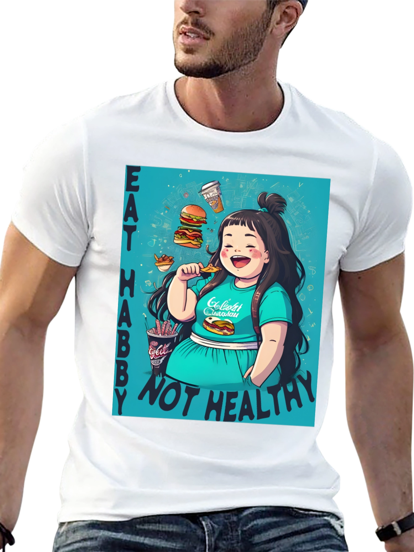 Eat Habby Not Healthy T-Shirt