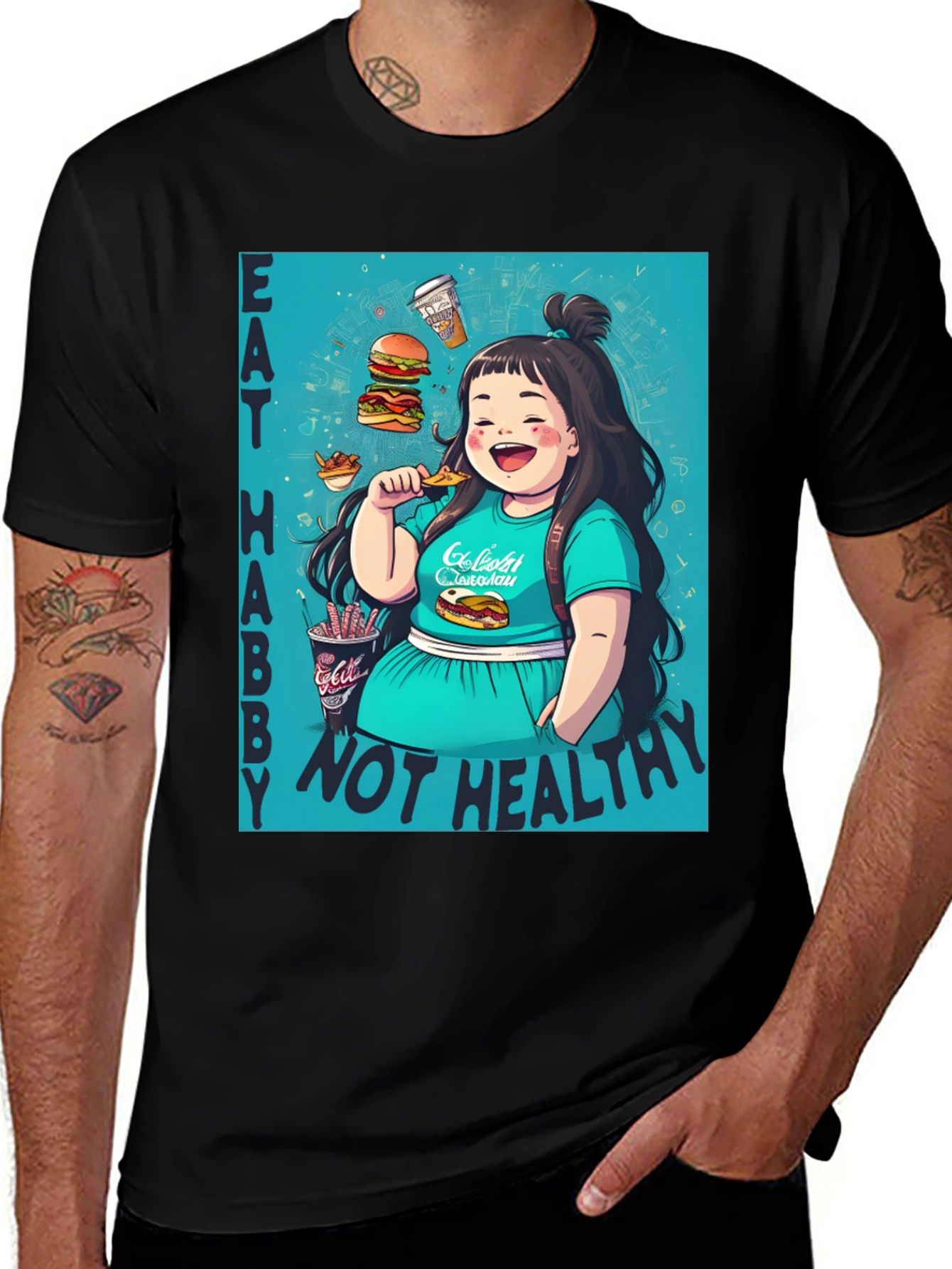 Eat Habby Not Healthy T-Shirt