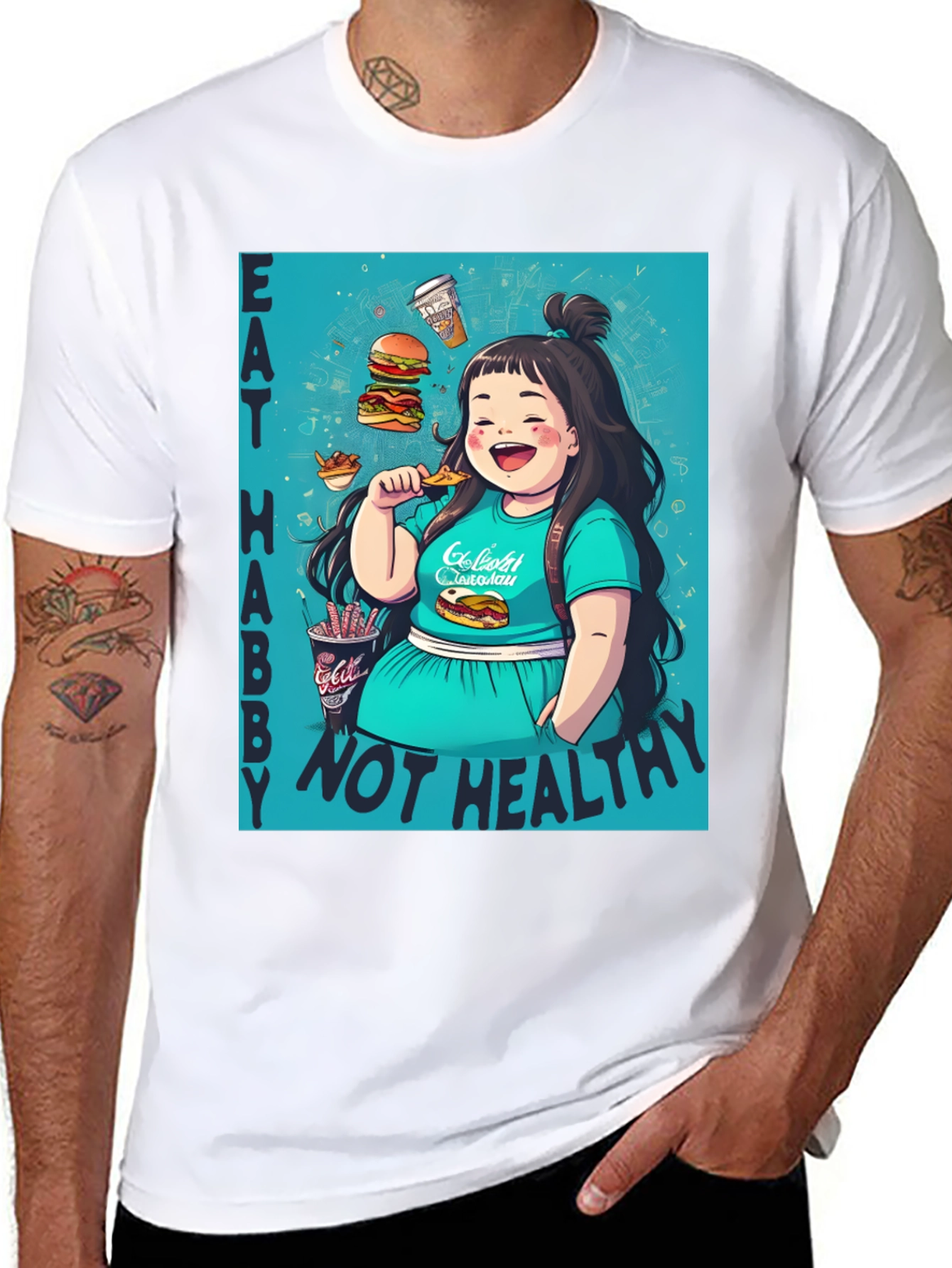 Eat Habby Not Healthy T-Shirt