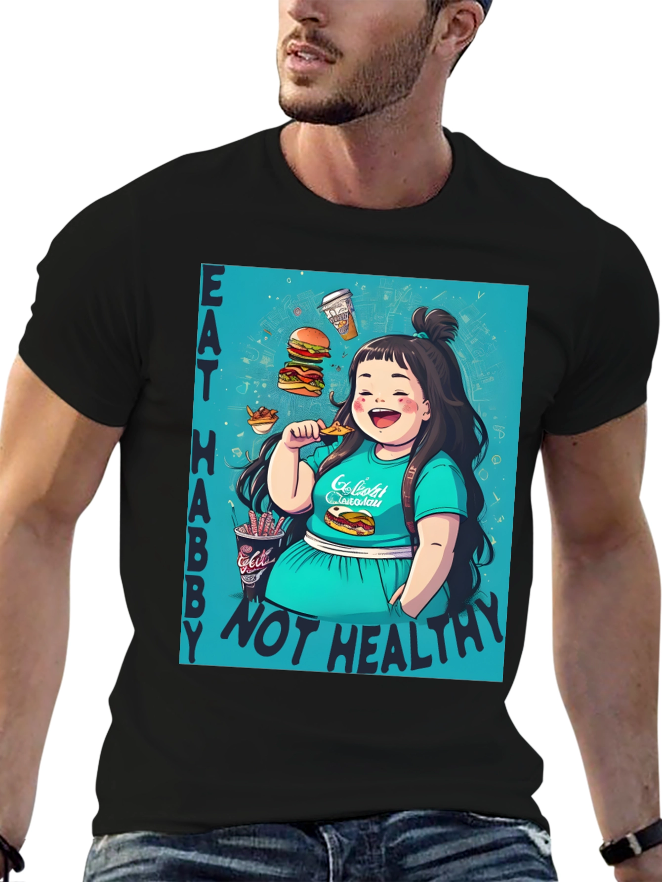 Eat Habby Not Healthy T-Shirt