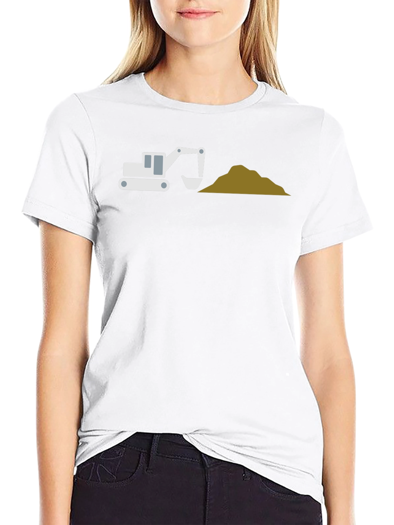 Excavator T-Shirt - Construction Vehicle Graphic Tee