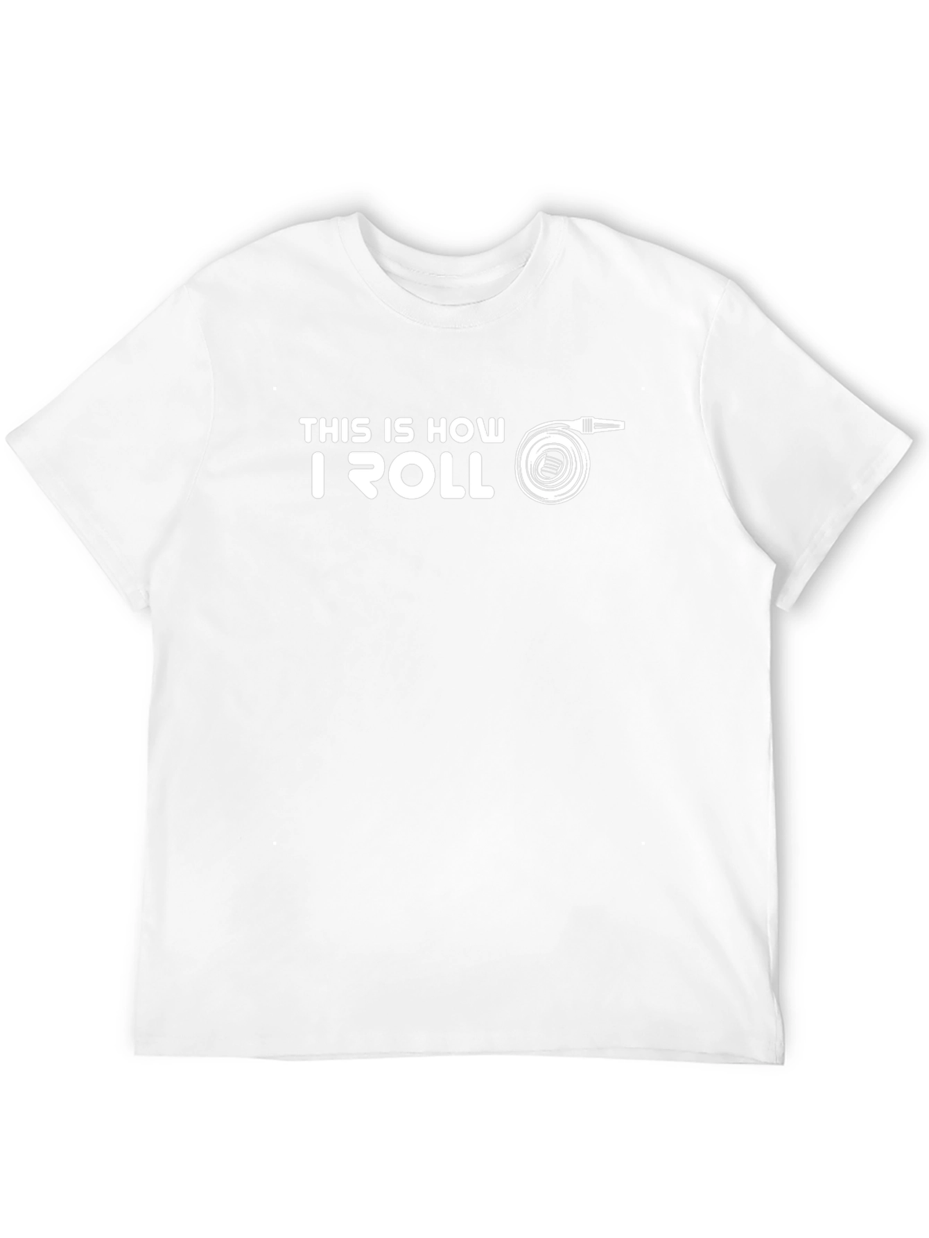 This Is How I Roll Fire Hose Black T-Shirt