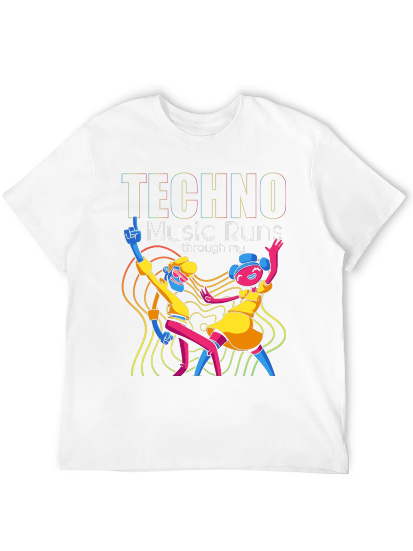 Techno Music Graphic Tee