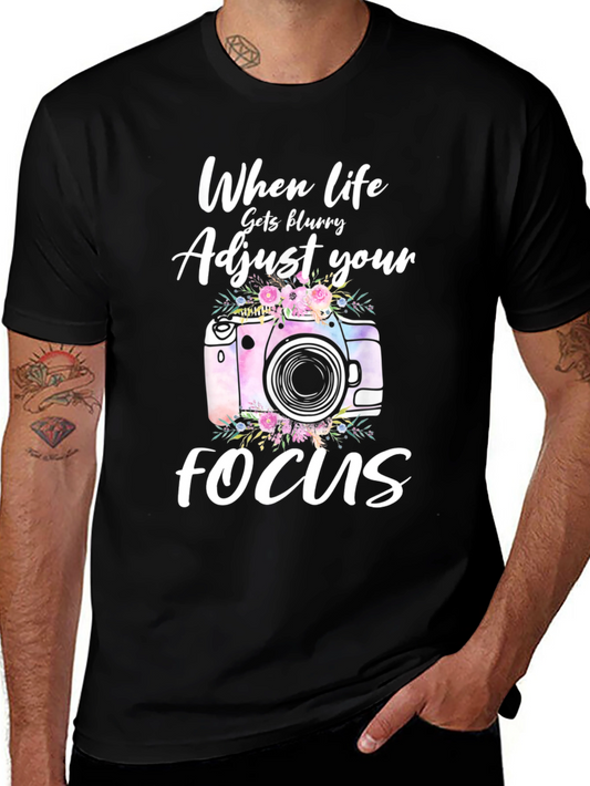 Adjust Your Focus T-Shirt - Photography Tee