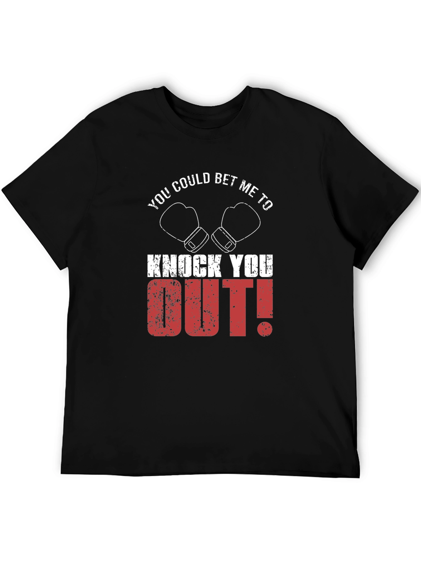 Knock You Out Graphic T-Shirt - Boxing Design